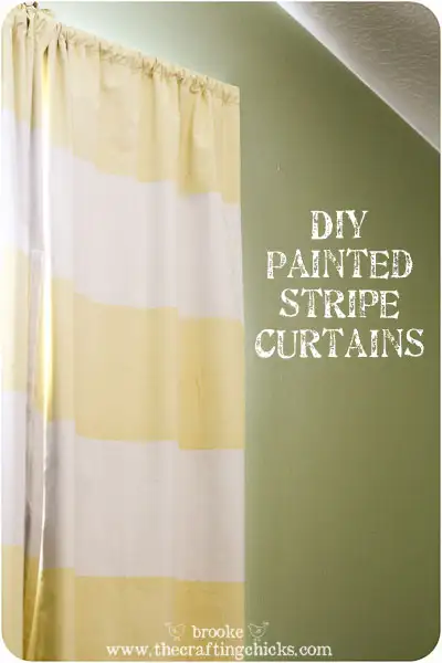 DIY (своими руками)-painted-stripe-blackout-curtains-title