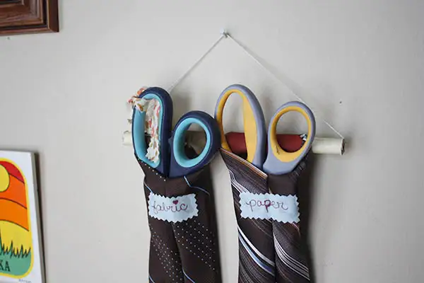 DIY (своими руками)-ножницы-органайзер
