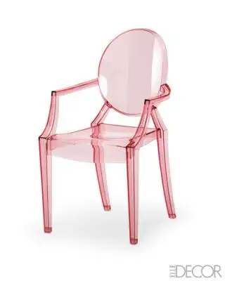 Elle Decor розовое кресло-призрак