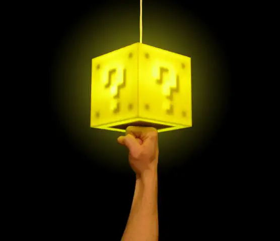 Интерактивная лампа 8-bit Question Block Lamp