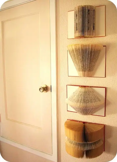 старые книги-страницы-3d-wall-art