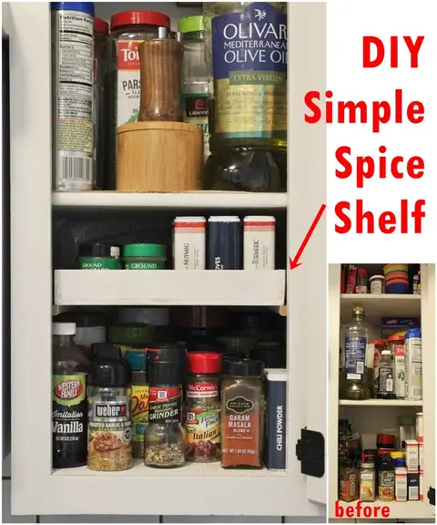 DIY (своими руками)-Spice-Shelf-Project