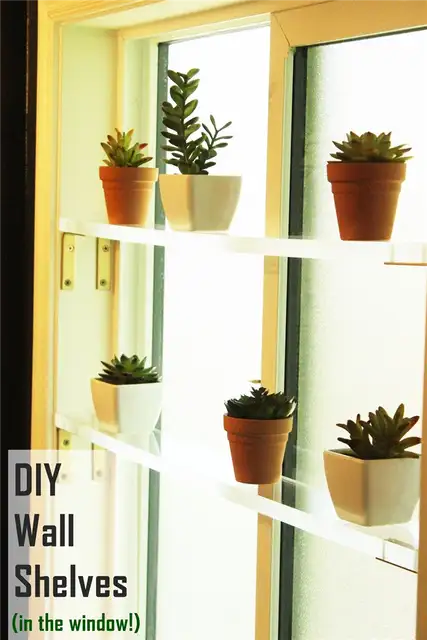 DIY (своими руками) настенные полки