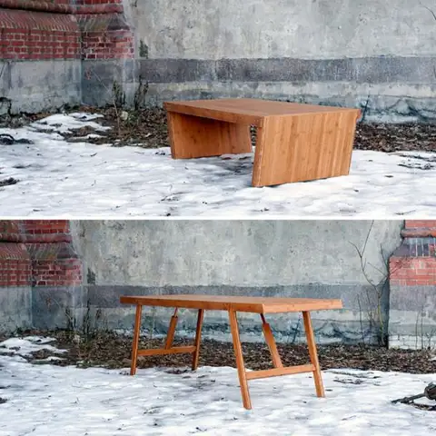 бамбуковый стол-крышка