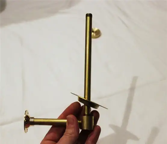 DIY (своими руками) Латунный держатель для туалетной бумаги - верхние нити вашего нарукавника