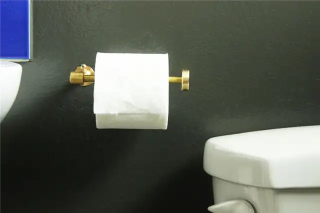 Держатель для туалетной бумаги из латуни DIY (своими руками)