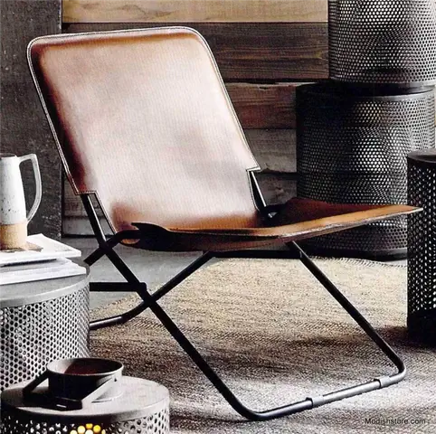 Кожаное складное кресло Roost Ludlow