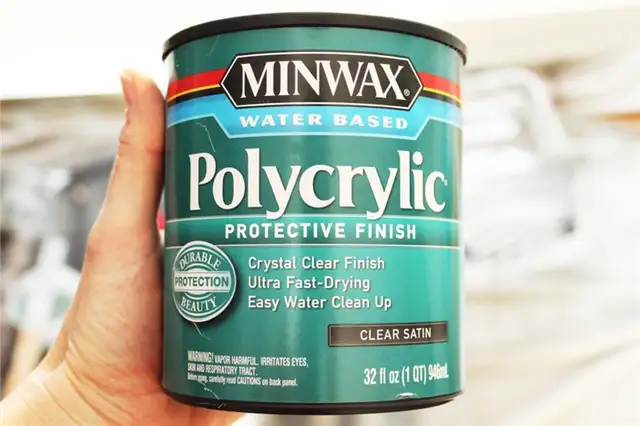 Как покрасить обеденный стол - водная основа MinwaxPolycrylic работает