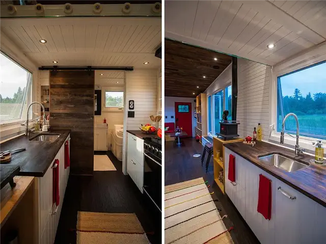 Greenmoxie Tiny House Кухня