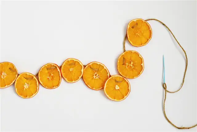 DIY (своими руками) Orange Slice Garland - создайте гирлянду