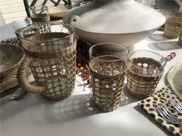 аксессуары из плетеной лозы