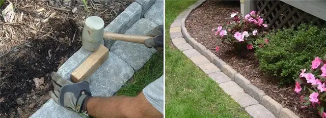 Создание современного бордюра из кирпича
