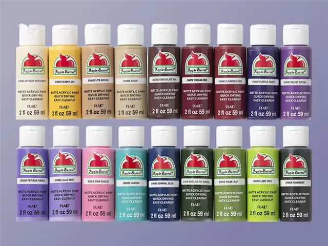 Набор акриловых красок Apple Barrel PROMOABII Matte Finish Acrylic Craft Paint Set