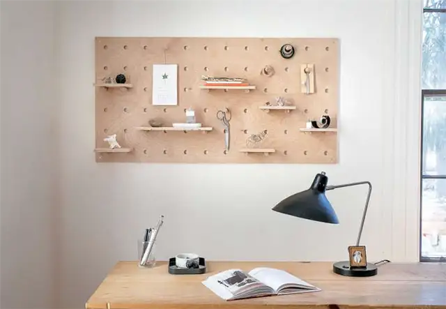 DIY (своими руками) фанеры Pegboard