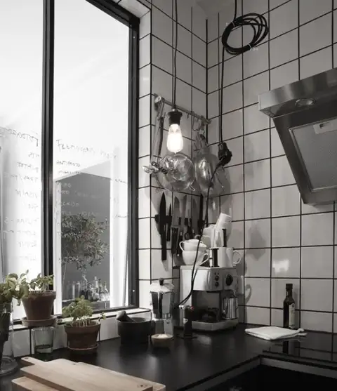 черный дизайн интерьера для квартиры6