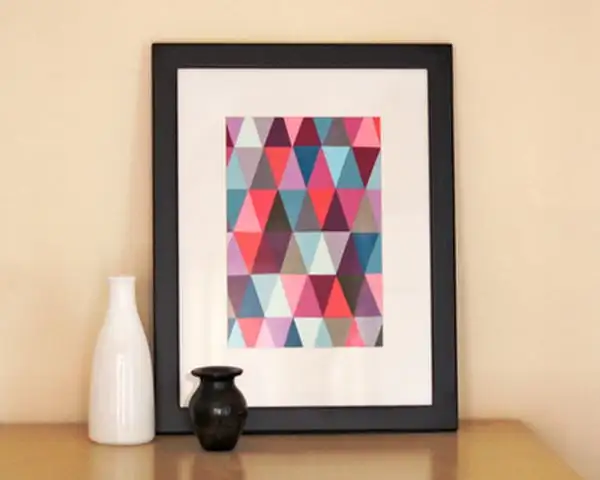 DIY (своими руками)-wall-art-paint-chips