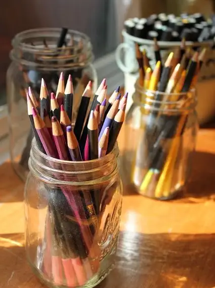 mason-jars-pencil-holder