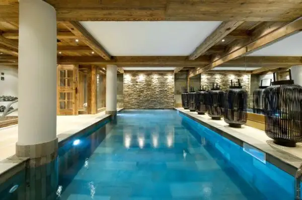 Lavish-Petit-Chateau-1850-Chalet-in-Courchevel-pool