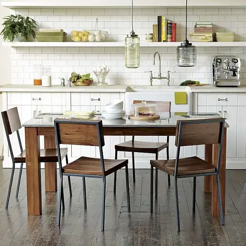 rustic-kitchen-rectangular-dining-table