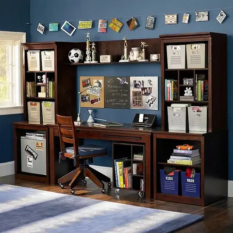 boys-study-space-blue-and-brown