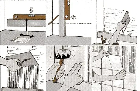 Как уложить настенную плитку в ванной комнате