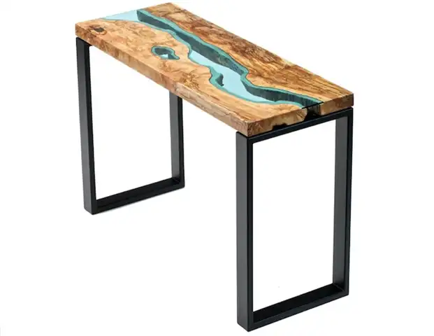 Reclaimed-Wood-Tables-Embedded-with-Glass-Rivers9