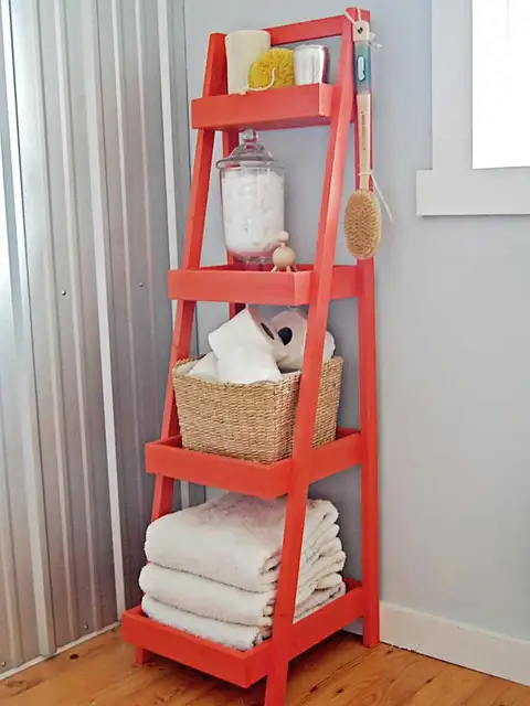 DIY (своими руками) лестница для хранения