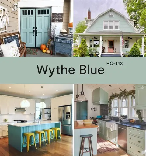 Benjamin Moore Wythe Blue Краска Идеи