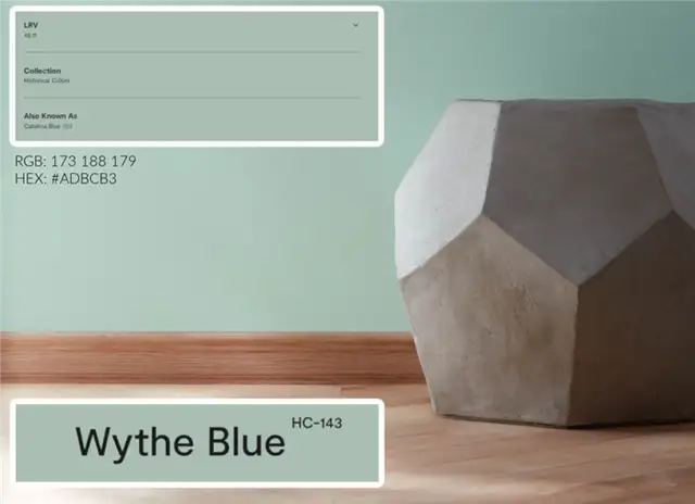 Benjamin Moore Wythe Blue