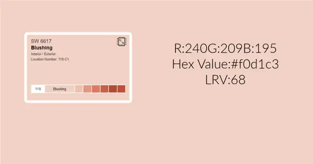 Sherwin Williams Blushing