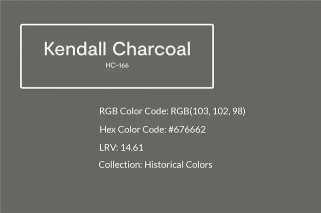 Benjamin Moore Kendall Charcoal