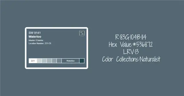 Waterloo (SW9141) от Sherwin Williams