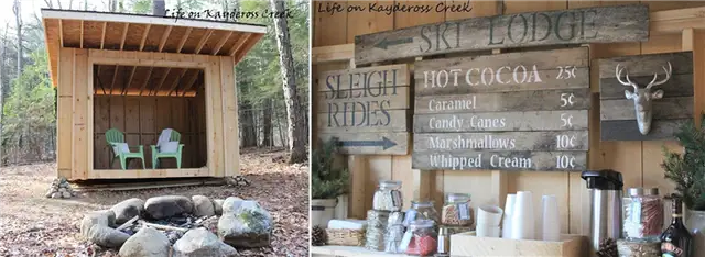 She Shed - Hot Cocoa Bar - Adirondack