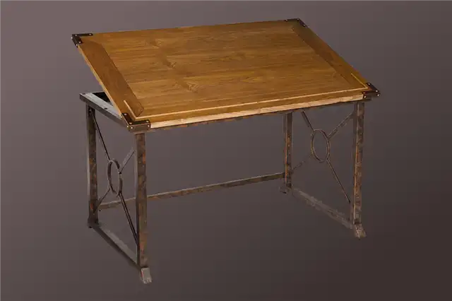 Southern Enterprises Knightley Tilt Top Drafting Table