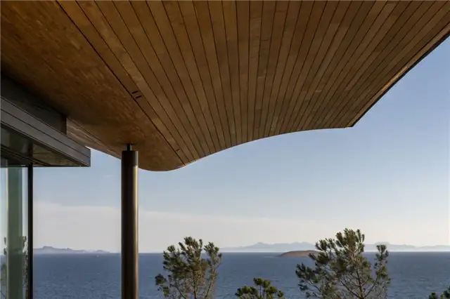 Dolunay Villa Dream Design by Foster + Partners - обшивка крыши