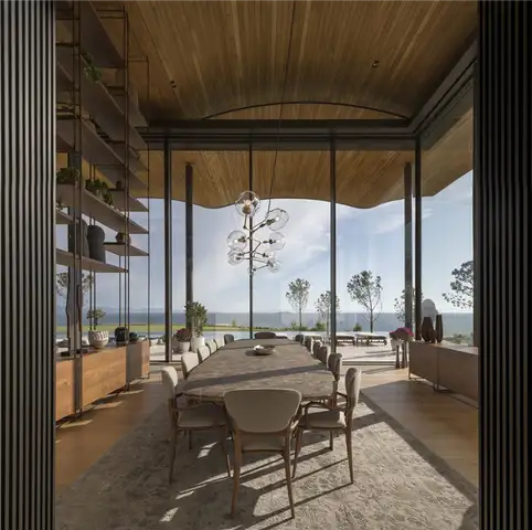 Dolunay Villa Dream Design by Foster + Partners- обеденная зона