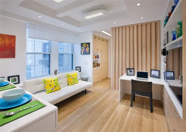Allen + Killcoyne Architects Manhattan Интерьер маленькой квартиры
