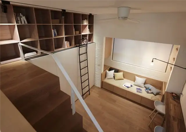 Szymon Hanczar Micro Apartment Лестница
