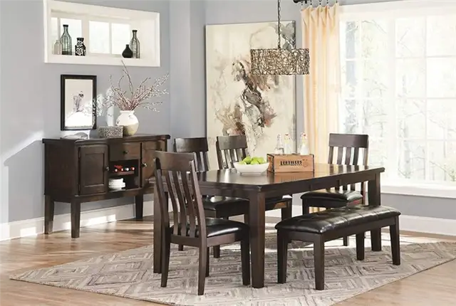 Signature Design by Ashley - Haddigan Upholstered Dining Room Bench
