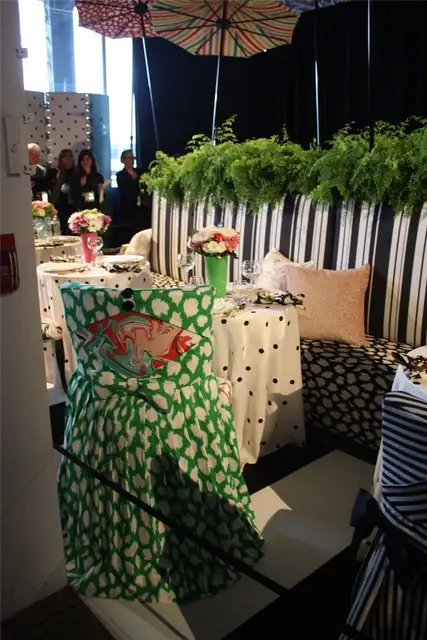 Красочная сервировка стола от Kate Spade и Kravet