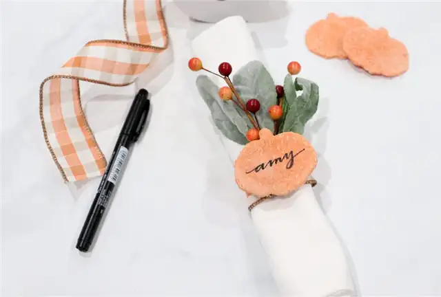DIY (своими руками) Осенние кольца для салфеток