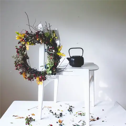 Сезонный венок для осени