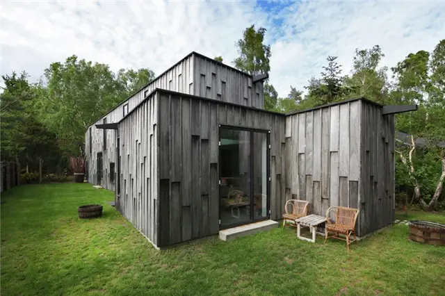 Деревянный фасад Forest House - Primus architects