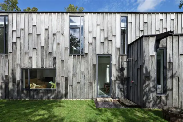 Деревянный фасад Forest House - Primus architects - облицовка деревом