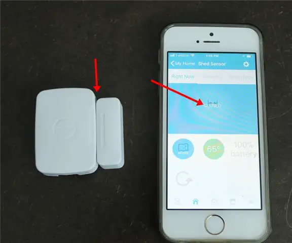 откройте датчик в приложении SmartThings