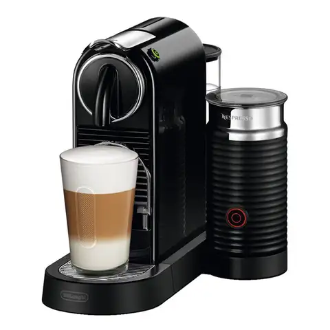 Кофемашина и эспрессо Nespresso CitiZ с загустителем молока Aeroccino от De'Longhi