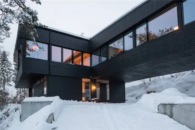 Внешний вид виллы Fjeldhøi by MORFEUS arkitekter