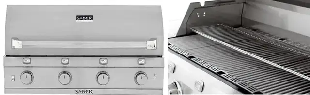 Saber 670 40-Inch 4-Burner Built-In Infrared Natural Gas Grill