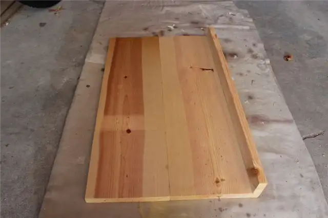 DIY (своими руками) Industrial Rolling Cart - отверстия для карманов
