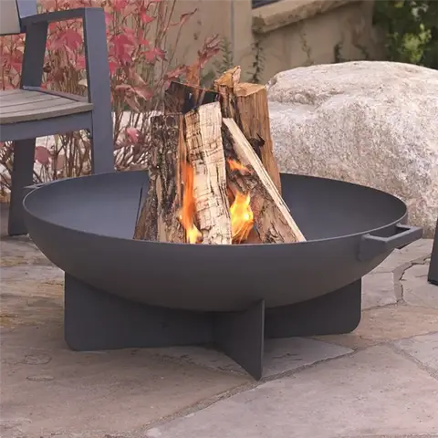 Anson Steel Wood Burning Fire Pit